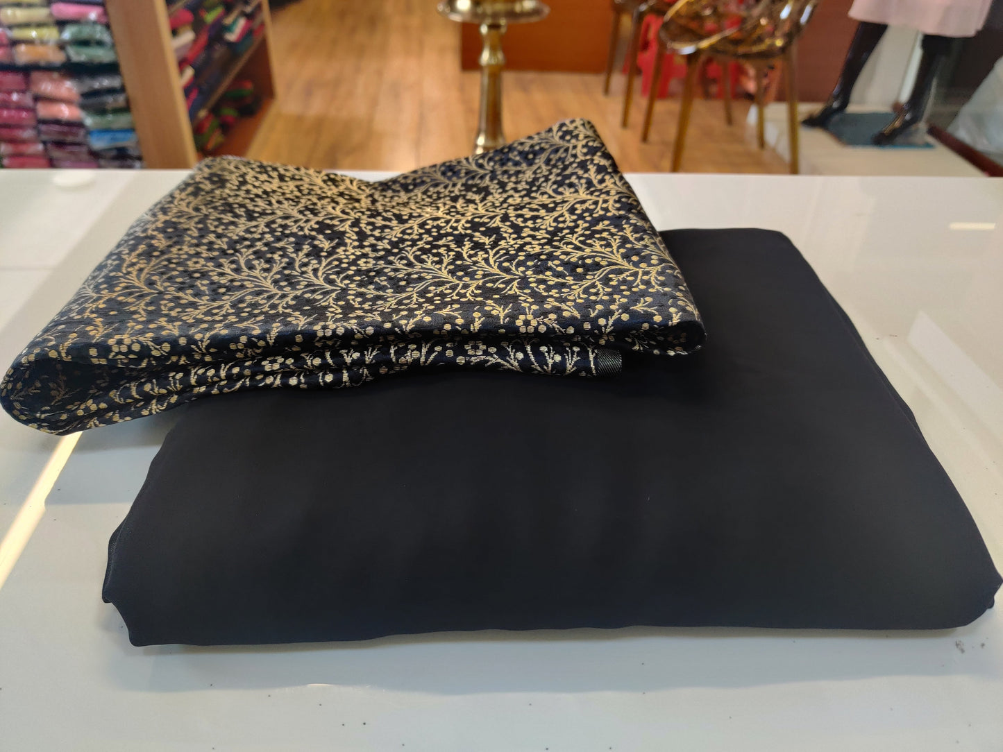 Black Saree MRS103